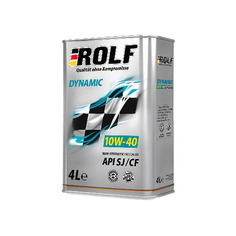 Моторное масло ROLF Dynamic 10W-40 4л. полусинтетическое [322230]