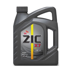 Моторное масло ZIC X7 LS 10W-40 6л. синтетическое [172620]