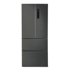 Холодильник TESLER RFD-430I трехкамерный графит