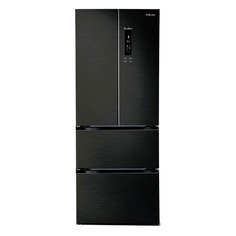 Холодильник TESLER RFD-361I трехкамерный графит