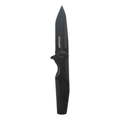 Складной нож REXANT Black Spear, 210мм, черный , блистер [12-4909-2]