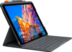 Чехол-клавиатура Logitech Slim Folio для iPad 10.2 (7-gen) (графитовый)