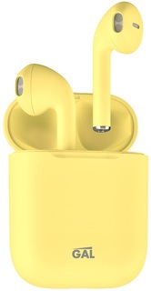 Наушники GAL TW-3500 (матовый желтый)
