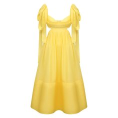 Платье из льна и шелка Zimmermann