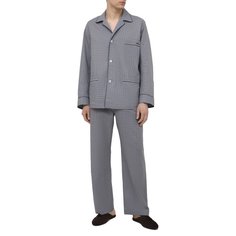 Пижама изо льна и хлопка Brioni