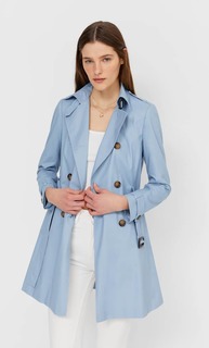 Stradivarius Базовый Тренч Небесно-Голубой L