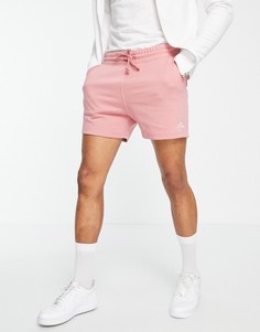Короткие трикотажные шорты розового цвета с вышивкой "NLM" New Look-Розовый цвет