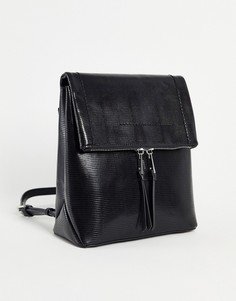 Черный рюкзак под кожу ящерицы на молнии Call It Spring by ALDO-Черный цвет