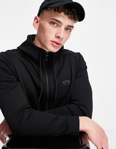 Худи черного цвета на молнии BOSS Athleisure Saggy-Черный цвет