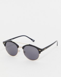 Черные солнцезащитные очки в стиле ретро Reclaimed Vintage Inspired эксклюзивно для ASOS-Черный