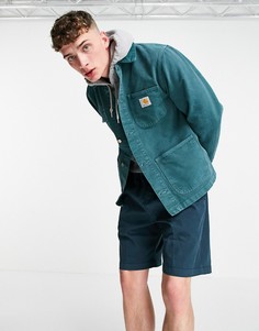 Бирюзовое пальто Carhartt WIP Michigan-Зеленый цвет
