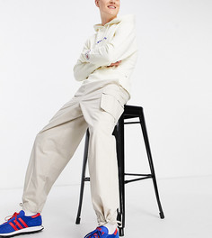 Светло-бежевые брюки свободного кроя в стиле 90-х COLLUSION-Белый