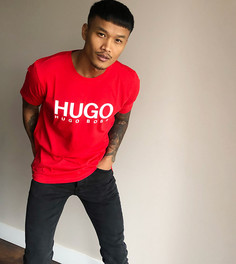 Красная футболка с логотипом HUGO Dolive-U3 - эксклюзивно для ASOS-Красный