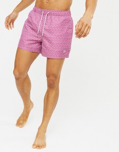 Розовые шорты для плавания с геометрическим принтом New Look-Розовый цвет