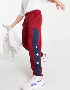 Спортивные брюки в стиле колор-блок Tommy Hilfiger Sport-Красный