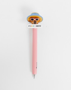 Ручка с надписью "Its Fashion Sweetie" Typo-Розовый цвет