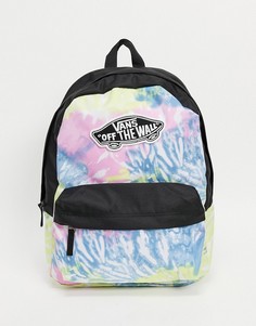 Разноцветный рюкзак с принтом тай-дай Vans Realm-Многоцветный