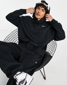 Черный флисовый худи Nike Trend-Черный цвет