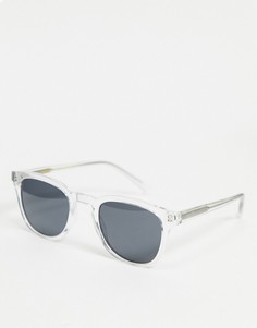 Круглые солнцезащитные очки с прозрачной оправой в стиле унисекс A.Kjaerbede Bate-Прозрачный