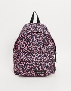 Фиолетовый рюкзак с леопардовым принтом Eastpak Padded Pakr-Фиолетовый цвет