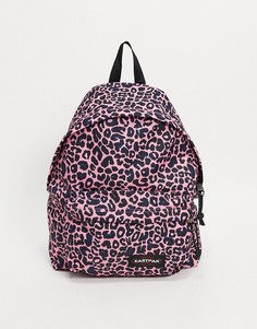 Фиолетовый рюкзак с леопардовым принтом Eastpak Padded Pakr-Фиолетовый цвет