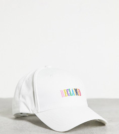 Белая кепка с вышитым логотипом Reclaimed Vintage Inspired-Белый