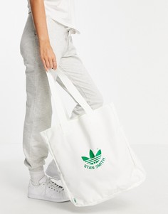 Белая сумка-тоут adidas Originals Stan Smith-Белый