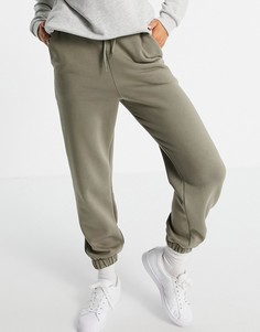 Oversized-джоггеры цвета бледный хаки ASOS DESIGN-Зеленый цвет