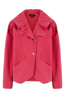Красный жакет из льна и хлопка Epaline Isabel Marant