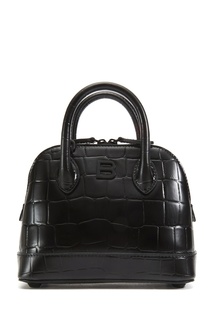 Черная кожаная сумка Ville XXS Balenciaga
