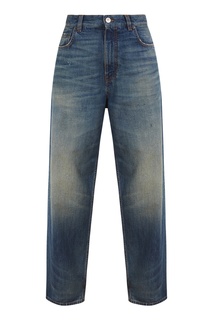 Синие широкие джинсы Balenciaga