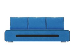 Диван прямой Приам Велюр Голубой Bravo