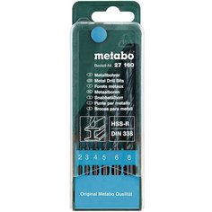 Набор сверл по металлу METABO 6 шт