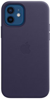 Чехол Apple Leather Case MagSafe для iPhone 12/12 Pro Deep Violet (MJYR3ZE/A)