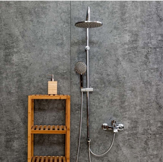 Душевая система AGGER Glad, смеситель с изливом, хром (A1593500)