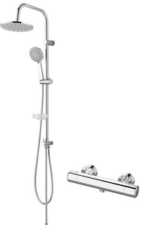 Душевая система AGGER Thermo, с термостатом, хром (A2492200)