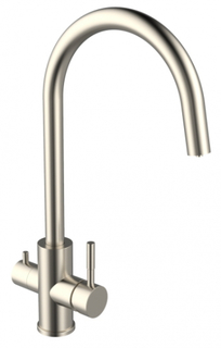 Смеситель для кухни AGGER Zest, с каналом питьевой воды, никель (A0700733)