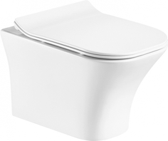 Унитаз ORANGE безободковый, сиденье с микролифтом (C02-100w)