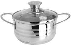 Кастрюля с крышкой REGENT-INOX 93-BIMv-03 Bimbo, 1 л, 14х7 см