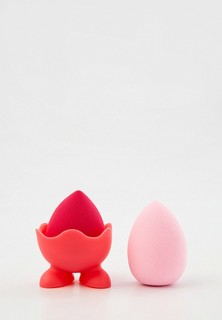 Набор спонжей для макияжа Hatparad 2 шт. с подставкой TOPCHOICE