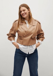 Куртка кожаная Violeta by Mango - AMANDA