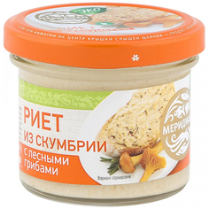 Риет Меридиан из скумбрии с лесными грибами, 100 г Meridian
