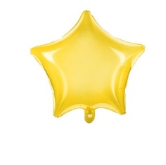 Шар воздушный Party Deco из фольги star желтый 48см