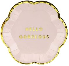 Тарелка бумажная Party Deco yummy розовая 13см 6шт в ассортименте
