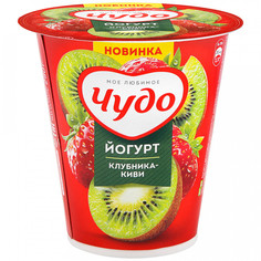 Йогурт густой Чудо клубника, киви 2,5%, 290 г