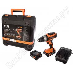 Аккумуляторная ударная дрель-шуруповерт AEG