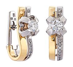 Золотые серьги Серьги Арт-Модерн 020415-ZH/B