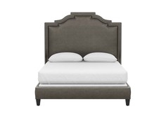 Кровать quinn mod collection (idealbeds) серый 210x160x212 см.