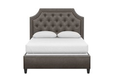 Кровать alison platform mod collection (idealbeds) серый 150x150x215 см.
