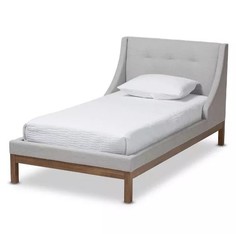 Кровать louvain modern mod collection (idealbeds) серый 210x100x212 см.